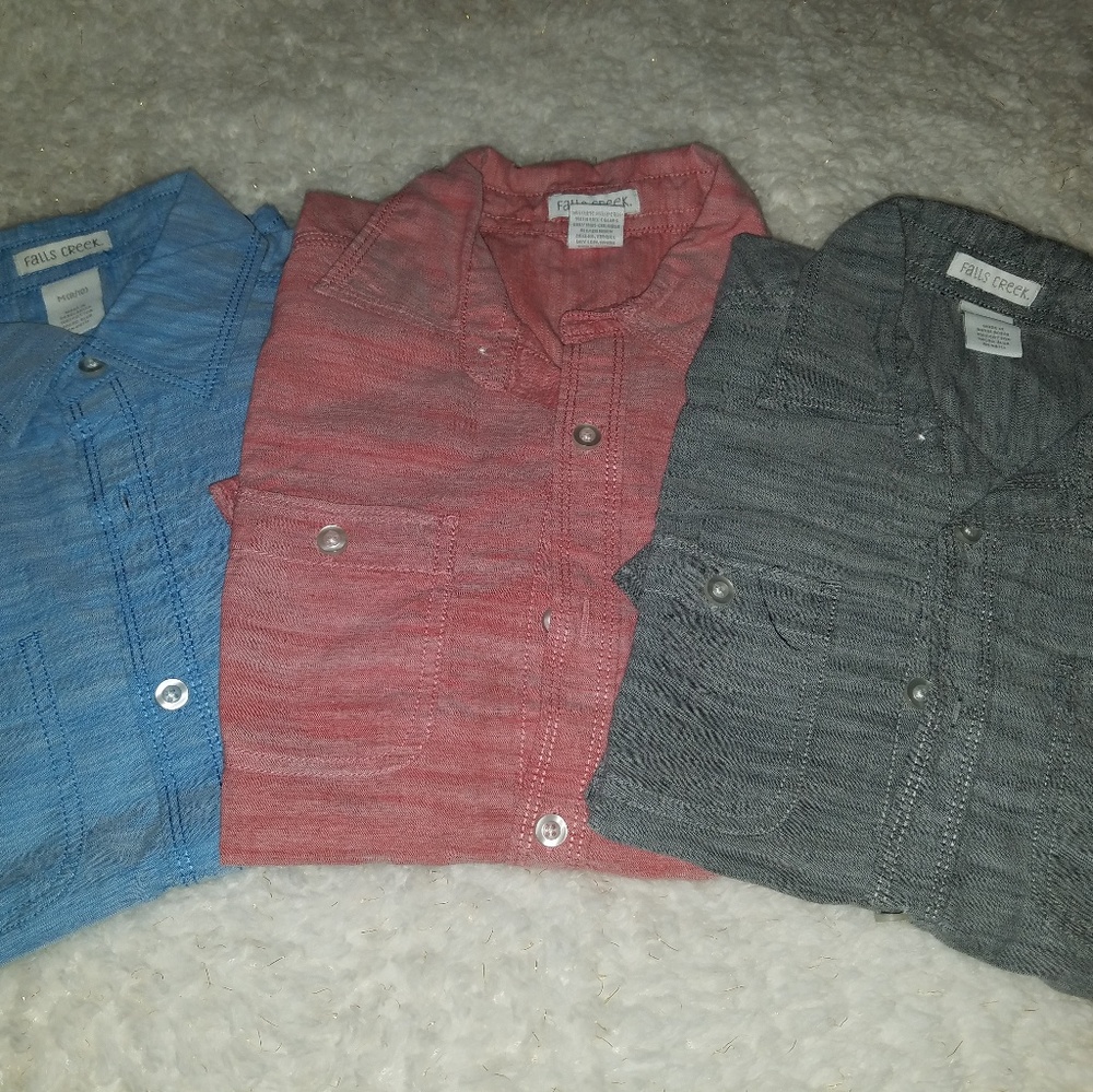 **Bundle** 3 Boys Button down Shirts